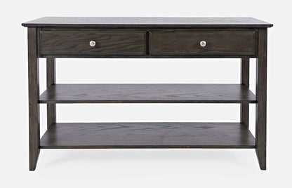 Jofran - Modern Espresso Sofa Console Table - Grey-Brown Carlton - 1977-4 view 1