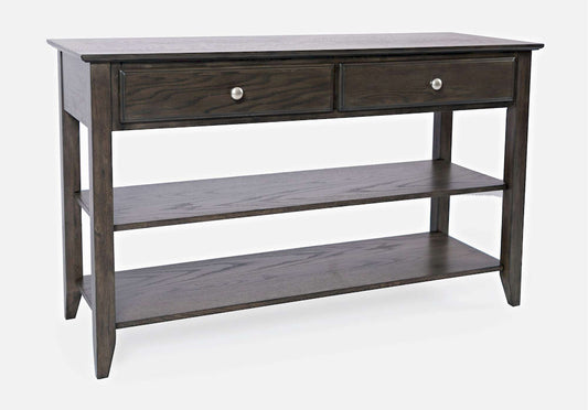 Jofran - Modern Espresso Sofa Console Table - Grey-Brown Carlton - 1977-4 view 2
