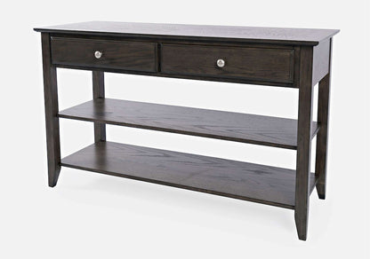 Jofran - Modern Espresso Sofa Console Table - Grey-Brown Carlton - 1977-4 view 3