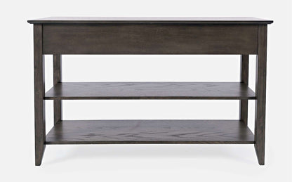 Jofran - Modern Espresso Sofa Console Table - Grey-Brown Carlton - 1977-4 view 4