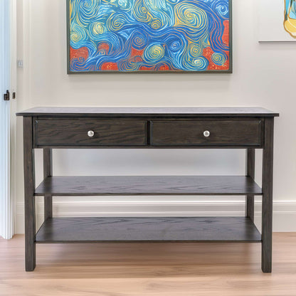 Jofran - Modern Espresso Sofa Console Table - Grey-Brown Carlton - 1977-4 view 8