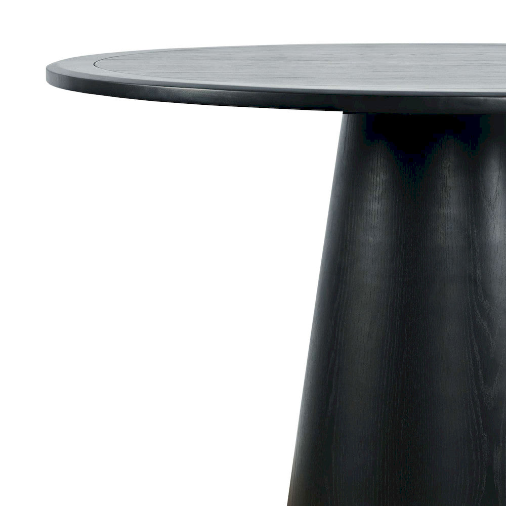 Jofran - Nash Mid-Century Modern 45in Round Pedestal Counter Height Dining Table - 2271-NASH45BTBKT view 3