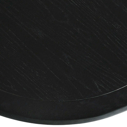 Jofran - Nash Mid-Century Modern 50in Round Pedestal Dining Table in Black - 2271-NASH50BTBKT view 4