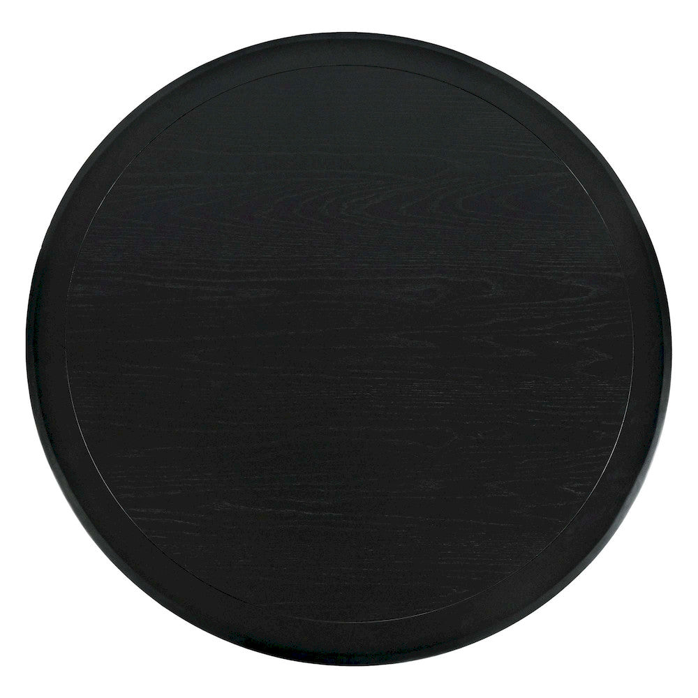 Jofran - Nash Mid-Century Modern 50in Round Pedestal Dining Table in Black - 2271-NASH50BTBKT view 5