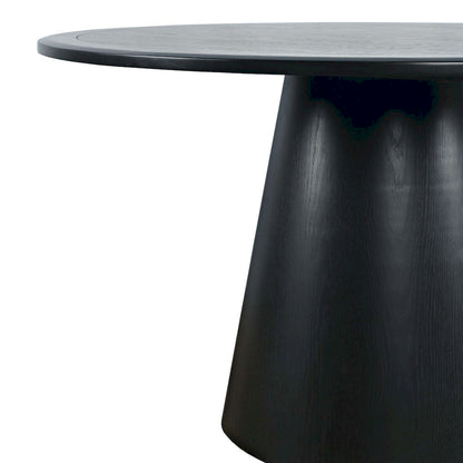 Jofran - Nash Mid-Century Modern Five Piece Pedestal Dining Set with Upholstered Chairs in Black - 2271-NSH50B-4WESCB view 6