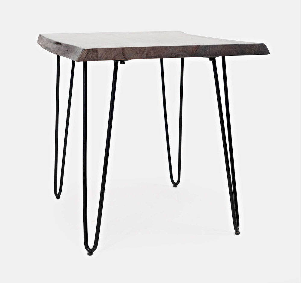 Jofran - Natures Edge 24 Solid Acacia Square End Table - Slate - 1980-3 view 2