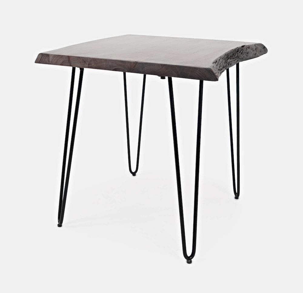 Jofran - Natures Edge 24 Solid Acacia Square End Table - Slate - 1980-3 view 3