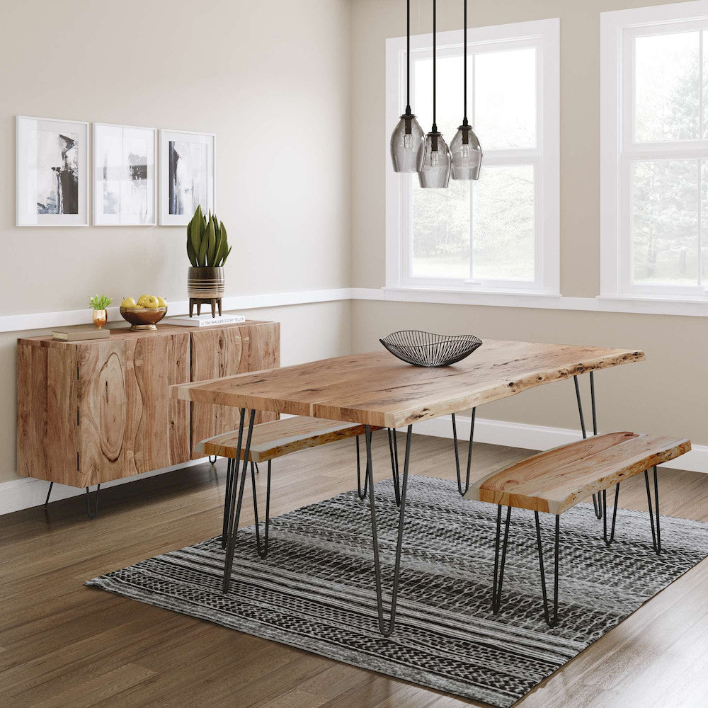 Jofran - Natures Edge 48 Solid Acacia Bench - Natural - 1985-48KD view 4