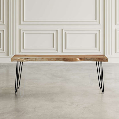 Jofran - Natures Edge 48 Solid Acacia Bench - Natural - 1985-48KD view 5