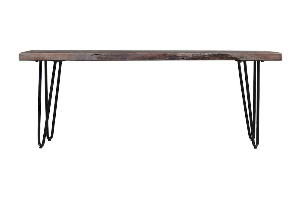 Jofran - Natures Edge 48in Solid Acacia Bench - Slate - 1981-48KD view 1