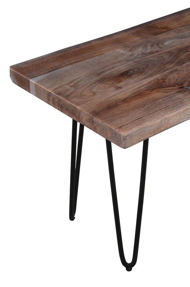 Jofran - Natures Edge 48in Solid Acacia Bench - Slate - 1981-48KD view 4