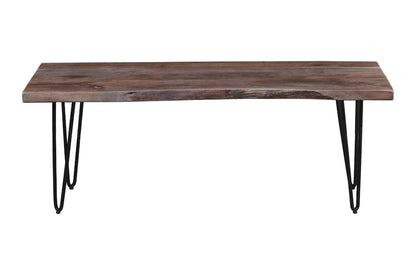 Jofran - Natures Edge 48in Solid Acacia Bench - Slate - 1981-48KD view 5