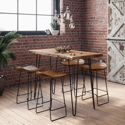 Jofran - Natures Edge 52 Solid Acacia Counter Height Dining Table - Natural - 1985-52 view 5