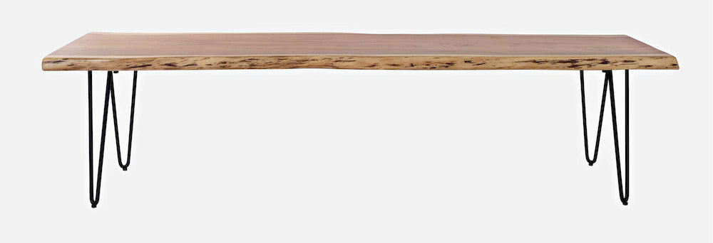 Jofran - Natures Edge 70in Solid Acacia Bench - Natural - 1985-70KD view 1