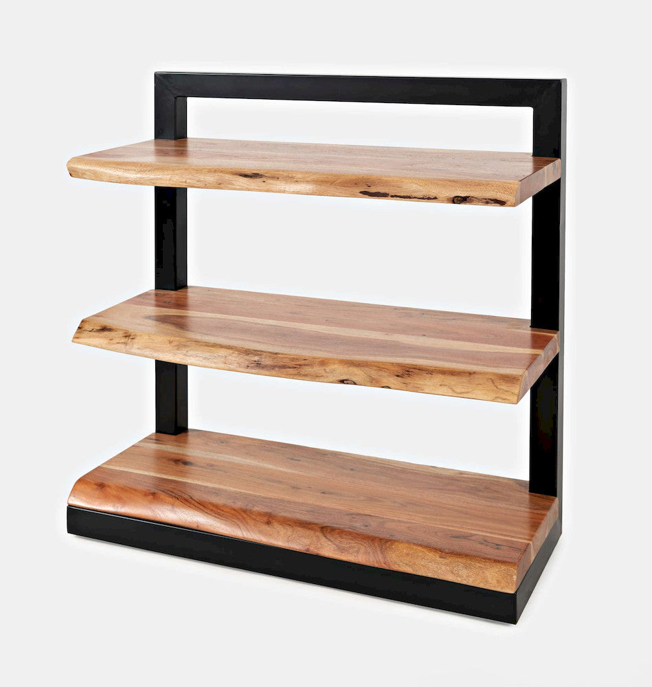 Jofran - Natures Edge Solid Acacia 3 Shelf Bookcase - Natural - 1986-32 view 3