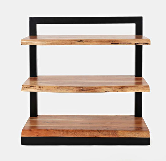 Jofran - Natures Edge Solid Acacia 3 Shelf Bookcase - Natural - 1986-32 veiw 2