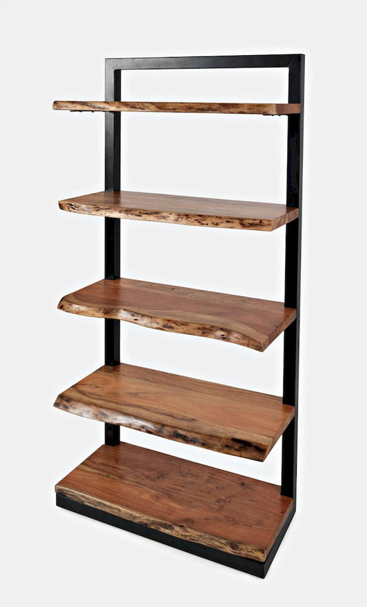 Jofran - Natures Edge Solid Acacia 5 Shelf Bookcase - Natural - 1986-35 view 2