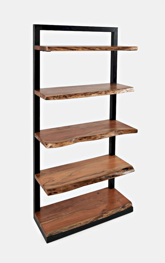 Jofran - Natures Edge Solid Acacia 5 Shelf Bookcase - Natural - 1986-35 view 3
