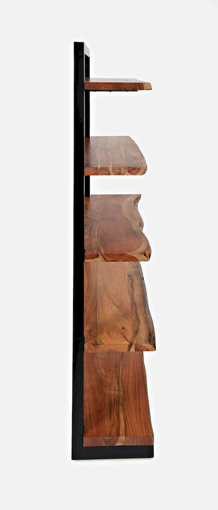 Jofran - Natures Edge Solid Acacia 5 Shelf Bookcase - Natural - 1986-35 view 10