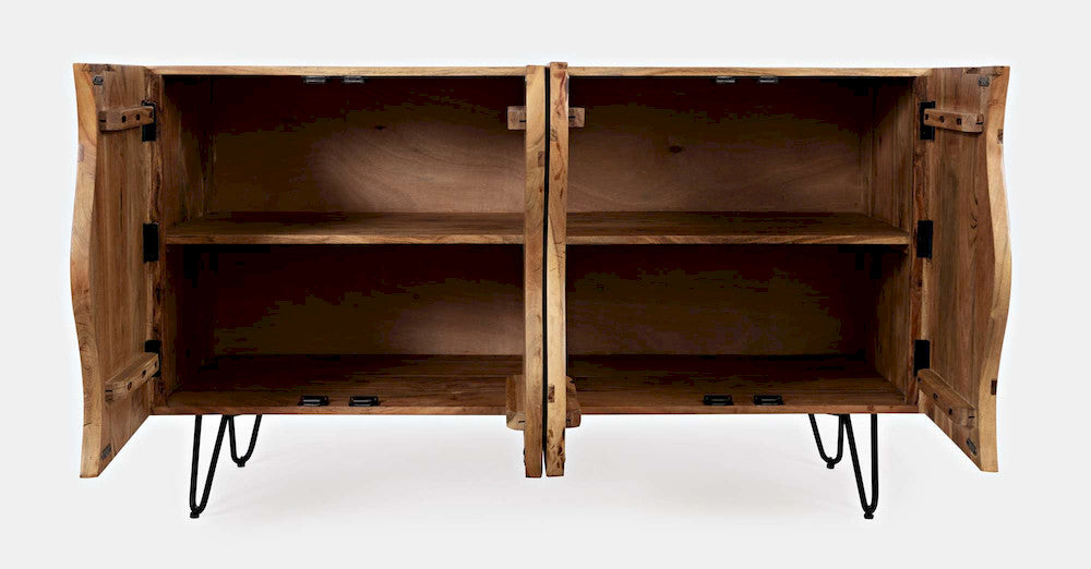Jofran - Natures Edge Solid Acacia 54 Server - Natural - 1985-54 view 6