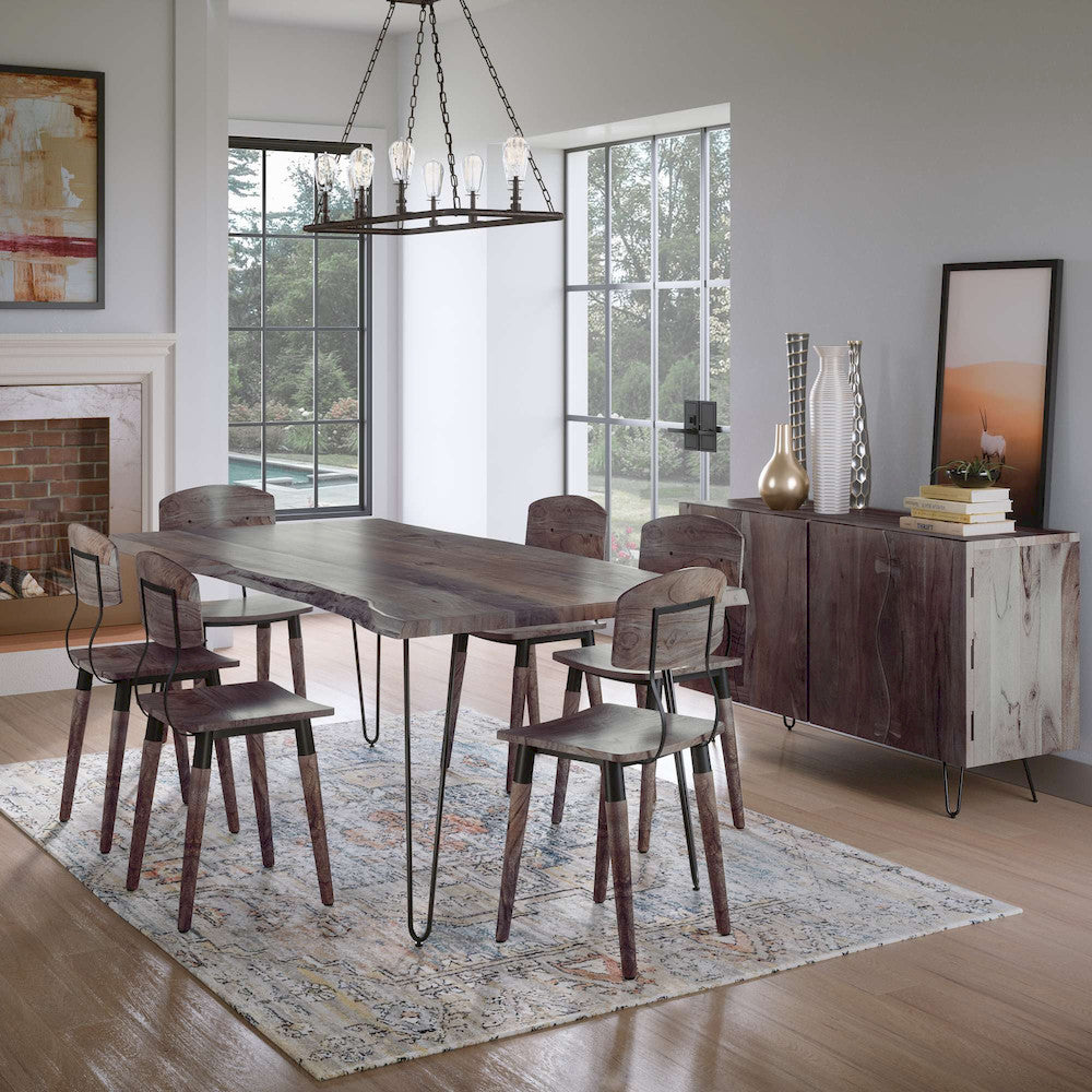 Jofran - Natures Edge Solid Acacia 54 Server - Slate - 1981-54 view 9