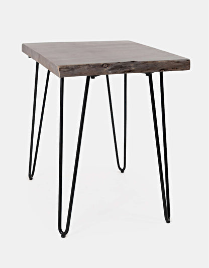 Jofran - Natures Edge Solid Acacia Chairside Table - Slate - 1980-7 view 2