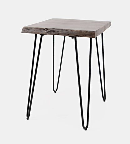 Jofran - Natures Edge Solid Acacia Chairside Table - Slate - 1980-7 view 3