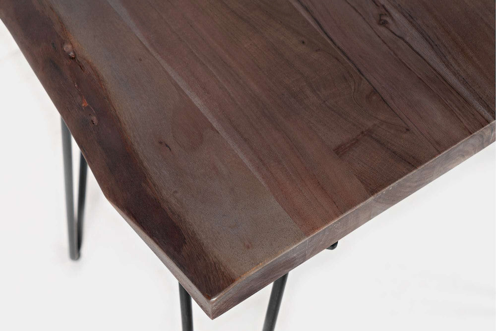 Jofran - Natures Edge Solid Acacia Chairside Table - Slate - 1980-7 view 4