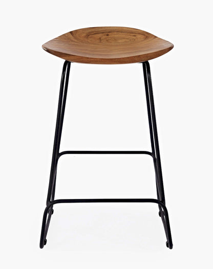 Jofran - Natures Edge Solid Acacia Counter Height Backless Stool (Set of 3) - Natural - 1985-BS160KD3PC view 1