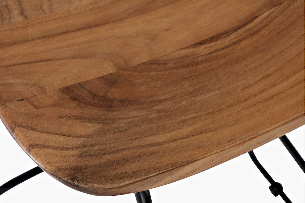 Jofran - Natures Edge Solid Acacia Counter Height Backless Stool (Set of 3) - Natural - 1985-BS160KD3PC view 5