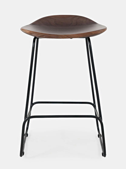 Jofran - Natures Edge Solid Acacia Counter Height Backless Stool (Set of 3) - Slate - 1981-BS160KD3PC view 1