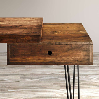 Jofran - Natures Edge Solid Acacia Desk with Drawer - Chestnut - 1780-5422 view 6