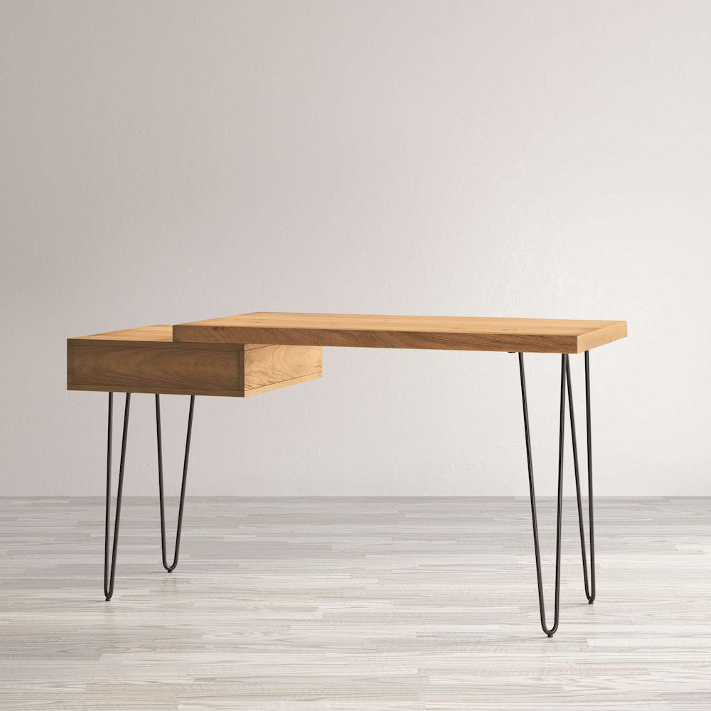 Jofran - Natures Edge Solid Acacia Desk with Drawer - Natural - 1984-5422 view 3