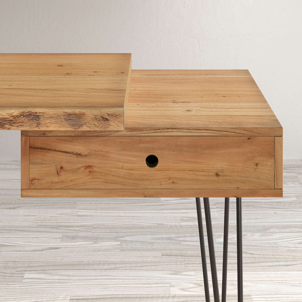Jofran - Natures Edge Solid Acacia Desk with Drawer - Natural - 1984-5422 view 7