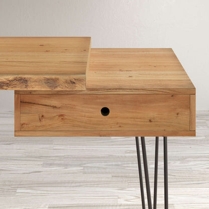 Jofran - Natures Edge Solid Acacia Desk with Drawer - Natural - 1984-5422 view 7
