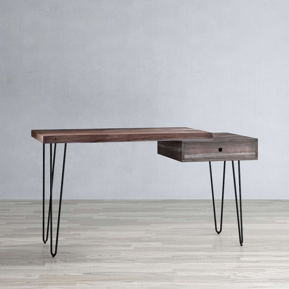 Jofran - Natures Edge Solid Acacia Desk with Drawer - Slate - 1980-5422 view 2