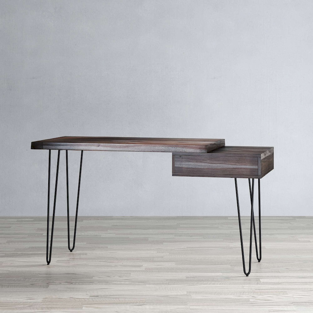 Jofran - Natures Edge Solid Acacia Desk with Drawer - Slate - 1980-5422 view 4
