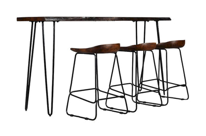 Jofran - Natures Edge Solid Acacia Four Piece 72in Counter Height Dining Set - Chestnut - 1781-72-BS160KD3-KT view 1