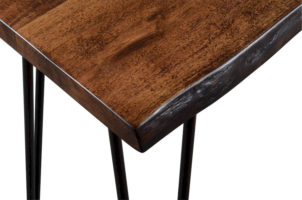 Jofran - Natures Edge Solid Acacia Four Piece 72in Counter Height Dining Set - Chestnut - 1781-72-BS160KD3-KT view 7