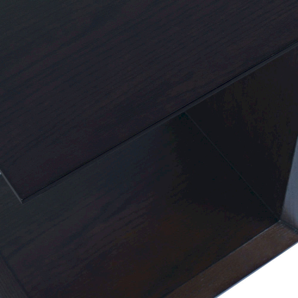 Jofran - Nobu Modern Beveled Angle Wood Accent End C-Table in Espresso - 2330-SOHOESP view 5