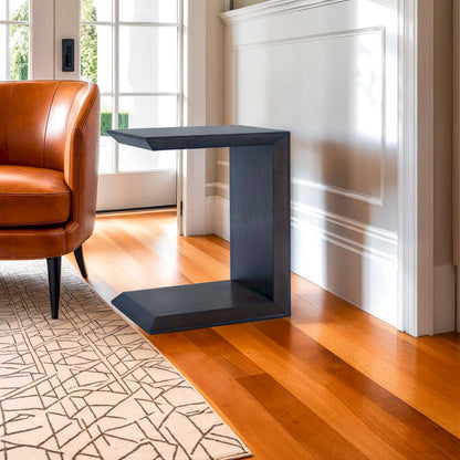 Jofran - Nobu Modern Beveled Angle Wood Accent End C-Table in Espresso - 2330-SOHOESP view 7