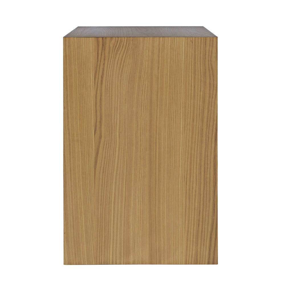 Jofran - Nobu Modern Beveled Angle Wood Accent End C-Table in Oak Brown - 2330-SOHOOAK view 3