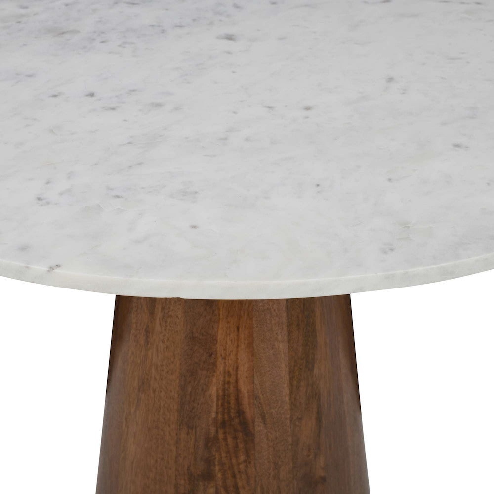Jofran - Nolan Marble Top Three Pack Solid Wood Accent Table Set - Chestnut - 2330-NOLANCHS view 5