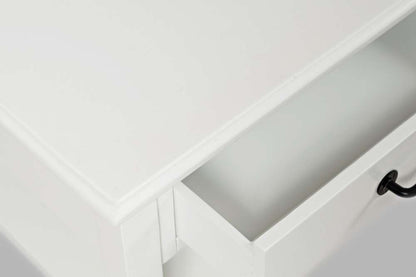 Jofran - North Fork Acacia 2 Drawer Coffee Table with Casters - Country White - 1976-1 veiw 4