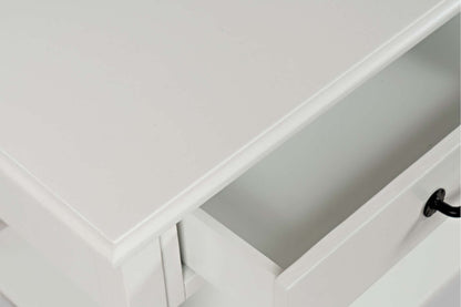 Jofran - North Fork Acacia 2 Drawer Sofa Console Table - Country White - 1976-4 view 6