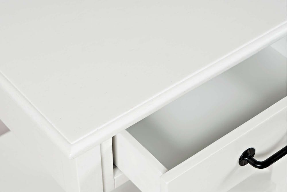 Jofran - North Fork Acacia End Table - Country White - 1976-3 view 6