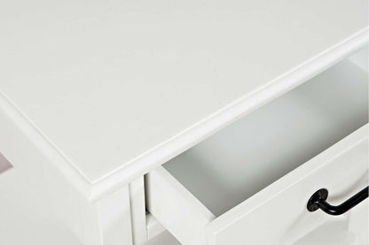 Jofran - North Fork Acacia End Table - Country White - 1976-3 view 6