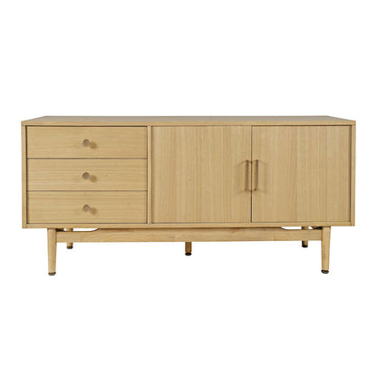 Jofran - Olson 57in Mid-Century Modern Scandinavian Console TV Stand Storage Cabinet in Natural - 2477-57 view 1