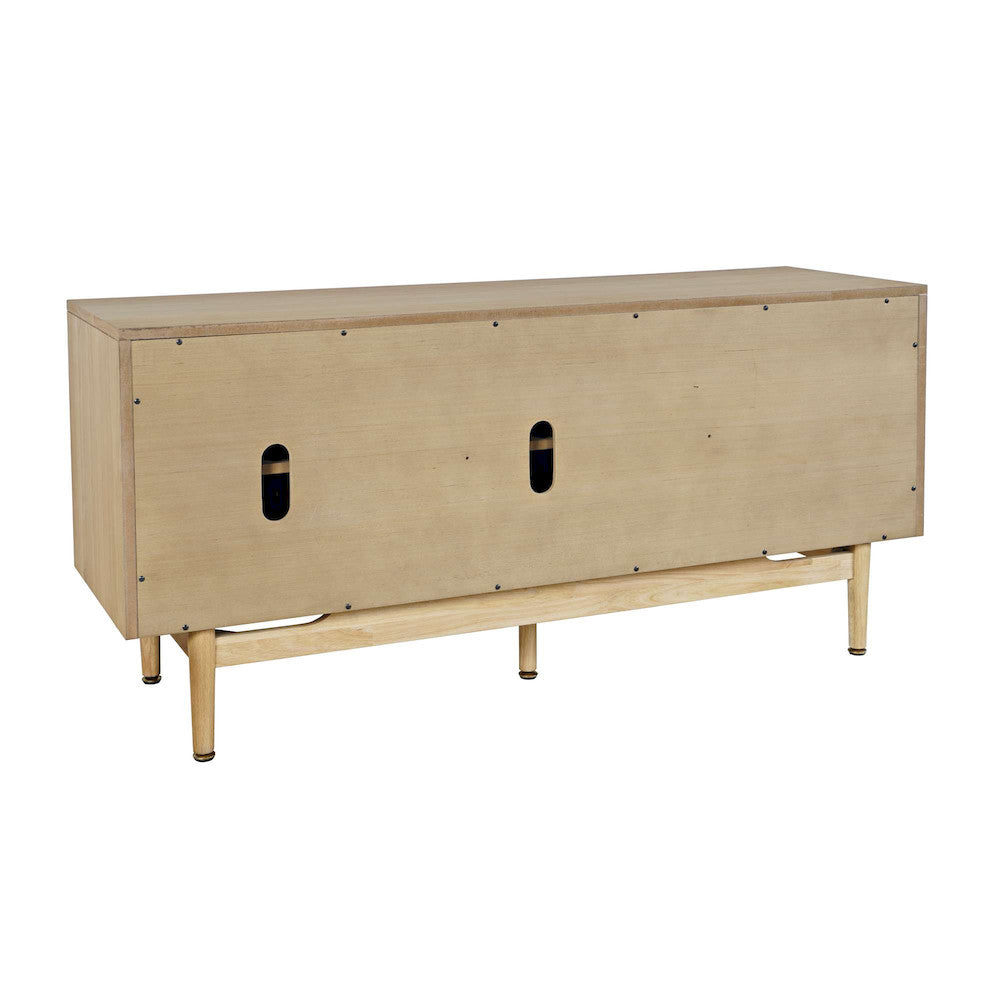 Jofran - Olson 57in Mid-Century Modern Scandinavian Console TV Stand Storage Cabinet in Natural - 2477-57 view 3