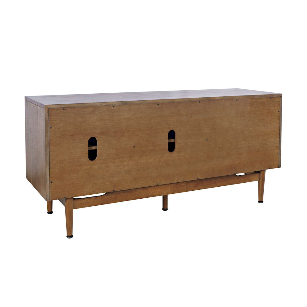 Jofran - Olson 57in Mid-Century Modern Scandinavian Console TV Stand Storage Cabinet in Walnut - 2478-57 view 3